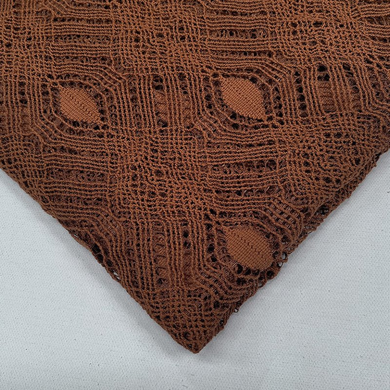 Lace Fabric Cutwork Solid Nylon Wholesale Supplier 8